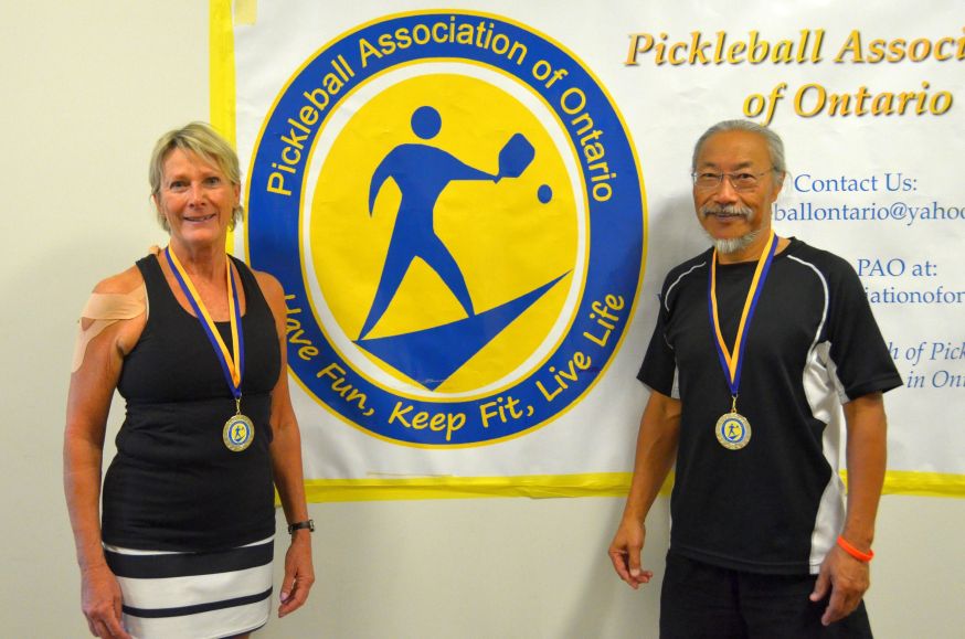GOLD Mixed Doubles 65-69 JoAnne Boehlke & Andrew Ling